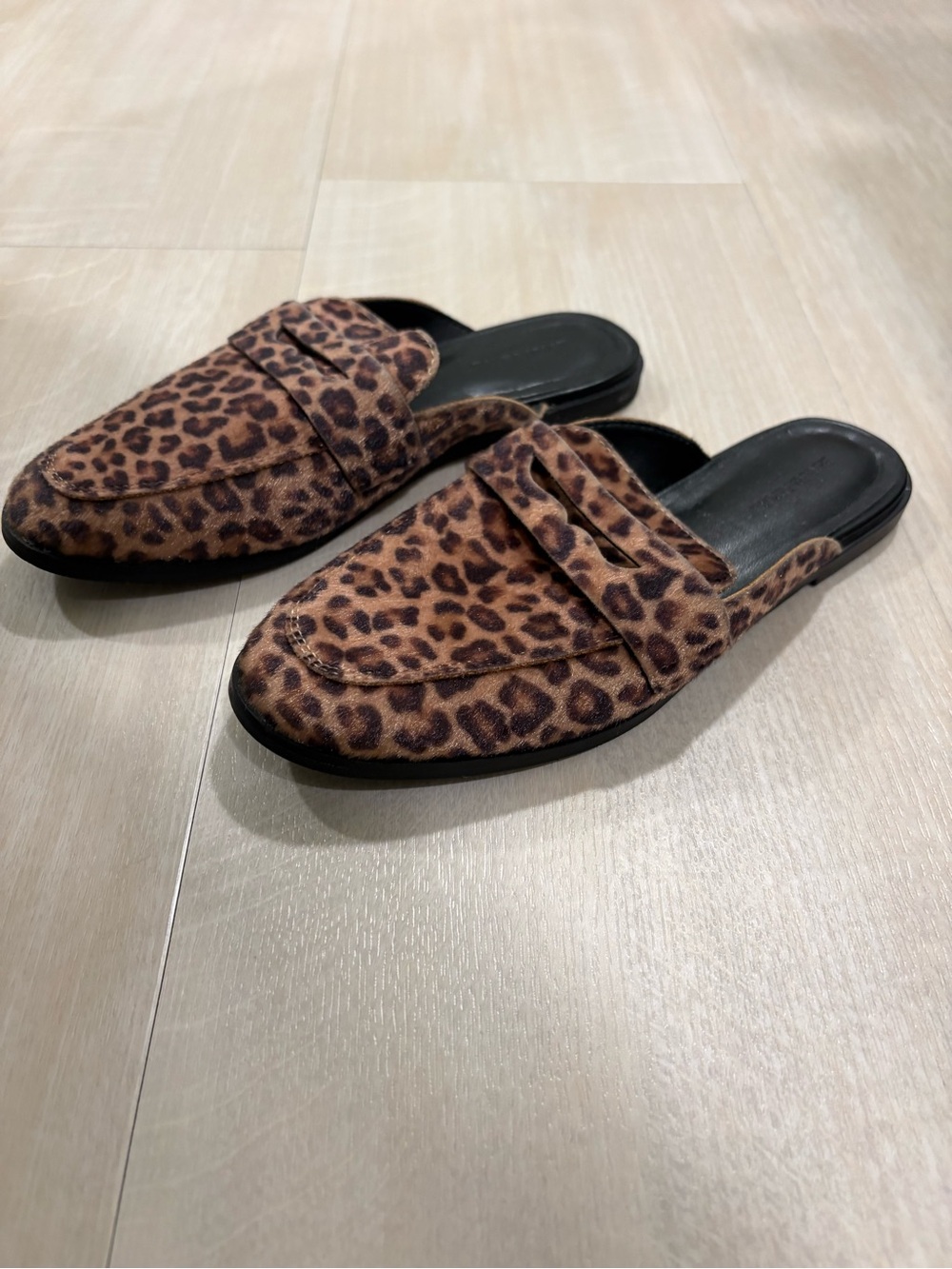 Banana Republic Leopard Print Slip-On Loafers